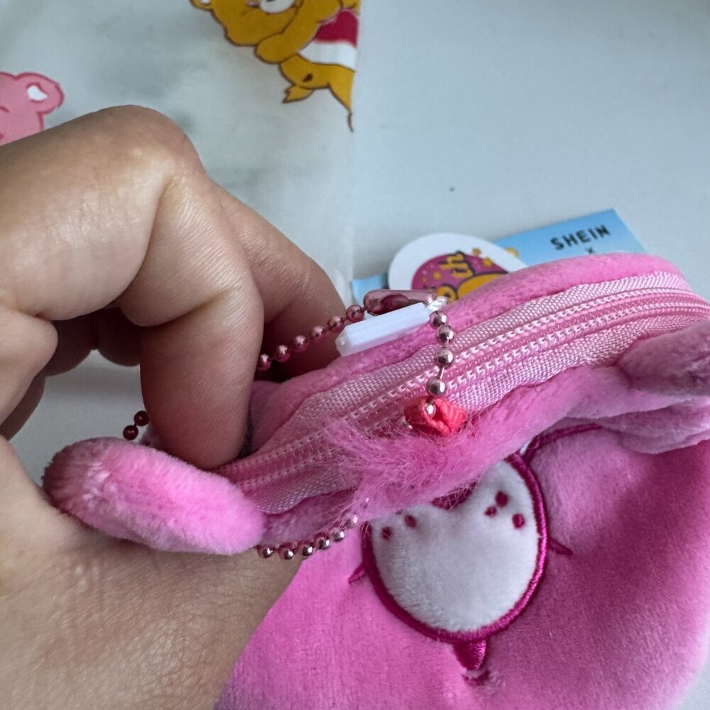 SHEIN x Care Bears Pink Plush Coin Purse – 40th Anniversary - Picture 4 of 8